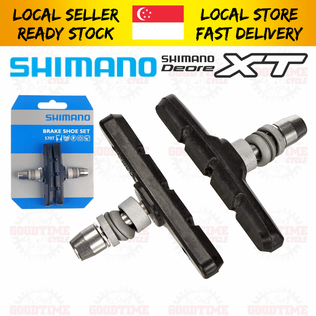 Shimano Deore XT S70T V-Brake Caliper Brake Shoe Pad With Nut And Washer  Set BR-M530 - GoodTime Cycle